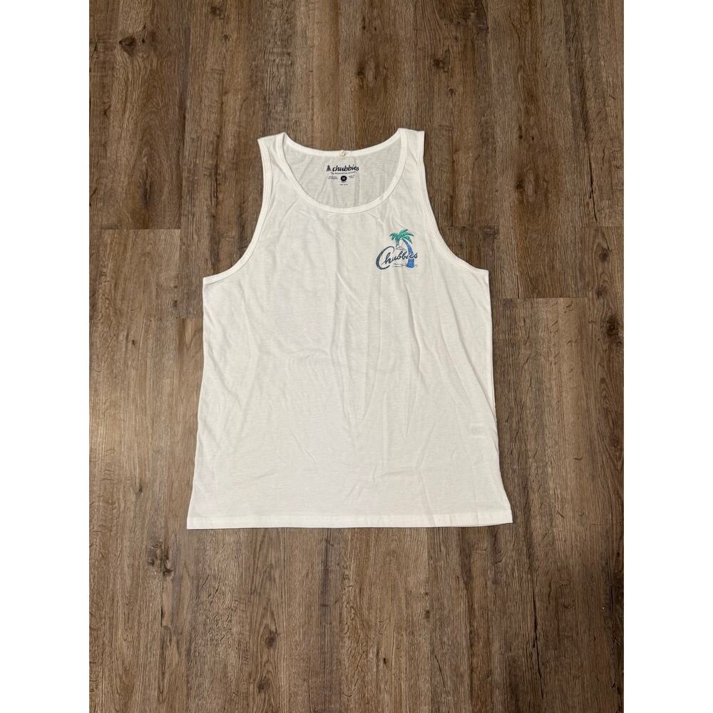 Chubbies Men's The Tiger Tailgate Graphic Tank Size Medium